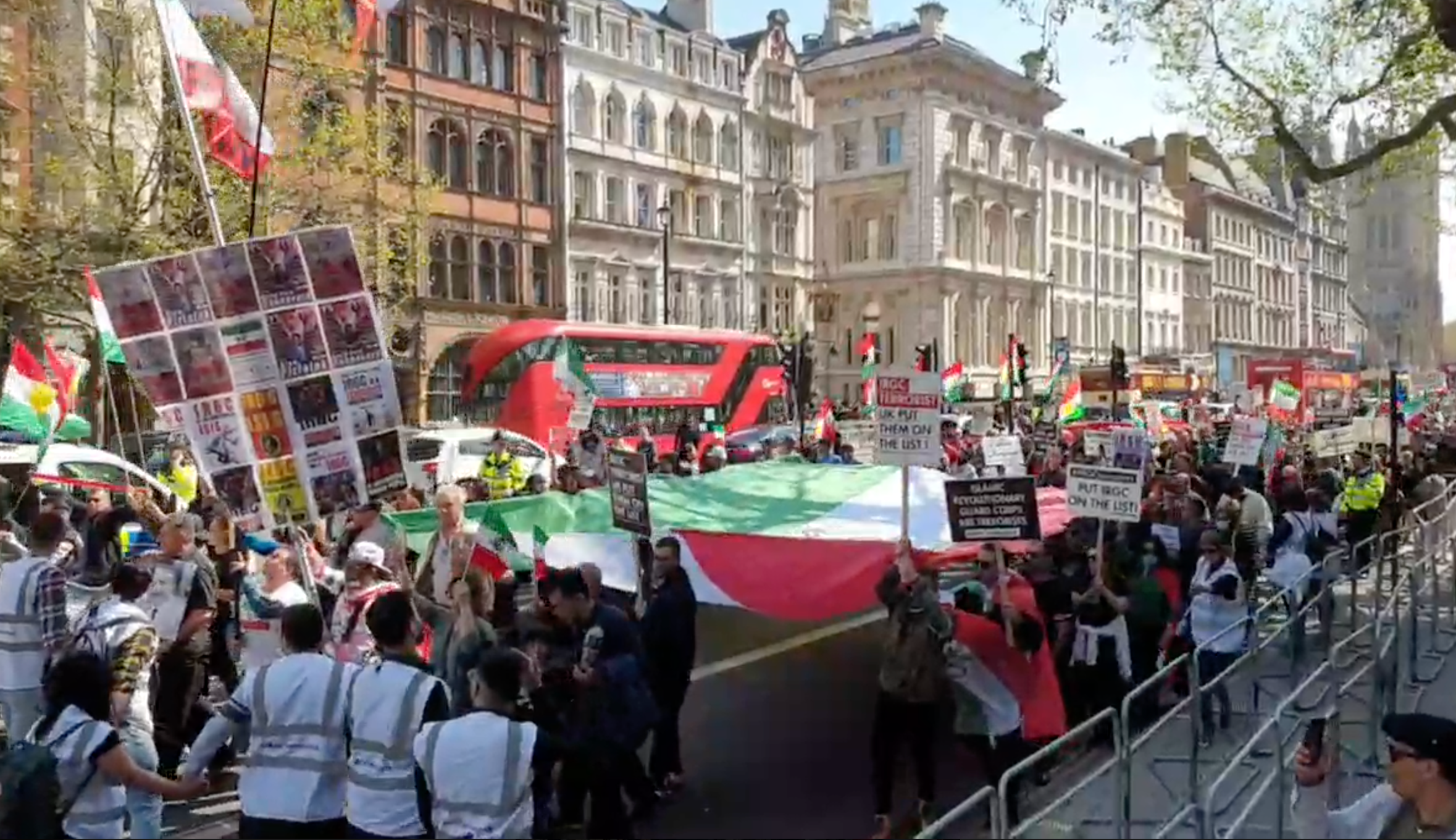 Iranians March In London To Demand IRGC’s Designation 