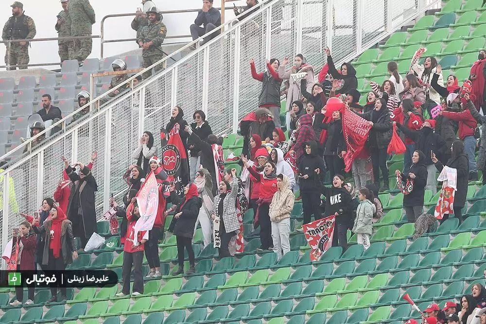 Iran arrests two female fans at football match