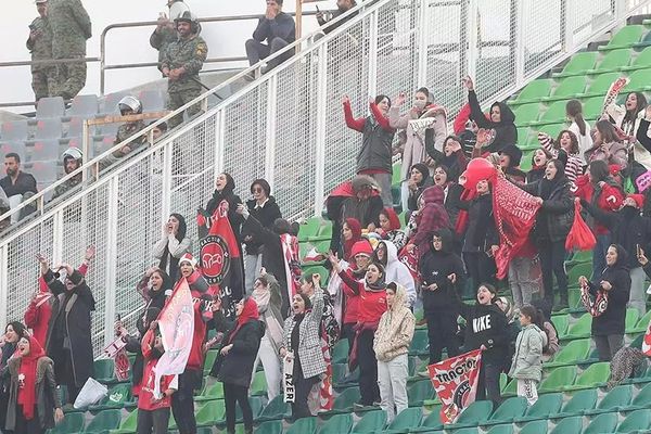 Iran arrests two female fans at football match