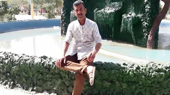 Iranian political prisoner Abbas Deris. Undated