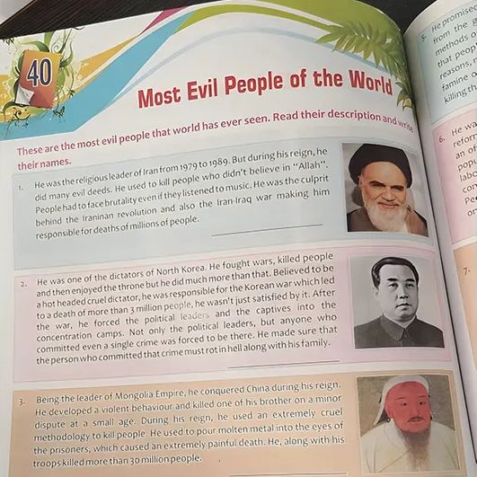 Indian Schoolbook Brands Khomeini As 'One Of World's Most Evil Men’