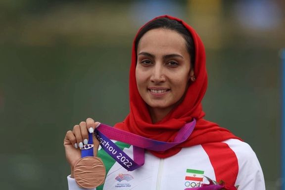 بازیهای آسیایی هانگژو؛ هدیه کاظمی به مدال برنز کایاک رسید