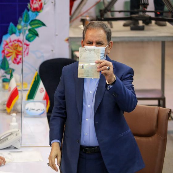 اسحاق جهانگیری: چون ظریف نامزد انتخابات نشد، من آمدم