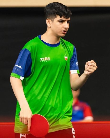 بازگشت شگفتانگیز بنیامین فرجی در اولین مرحله از مسابقات پینگپنگ قهرمانی جهان