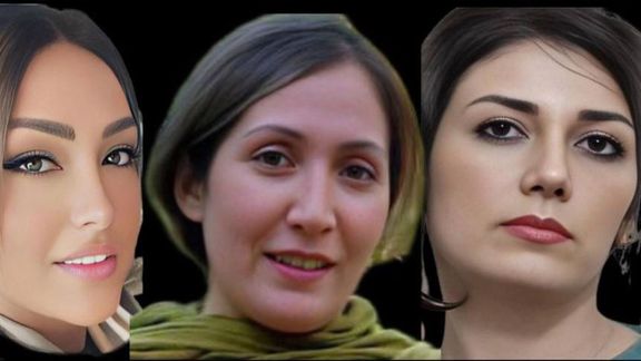 Clockwise from left Nasim Gholami Simiyari, Sharifeh Mohammadi, Pakhshan Azizi, Varisheh Moradi