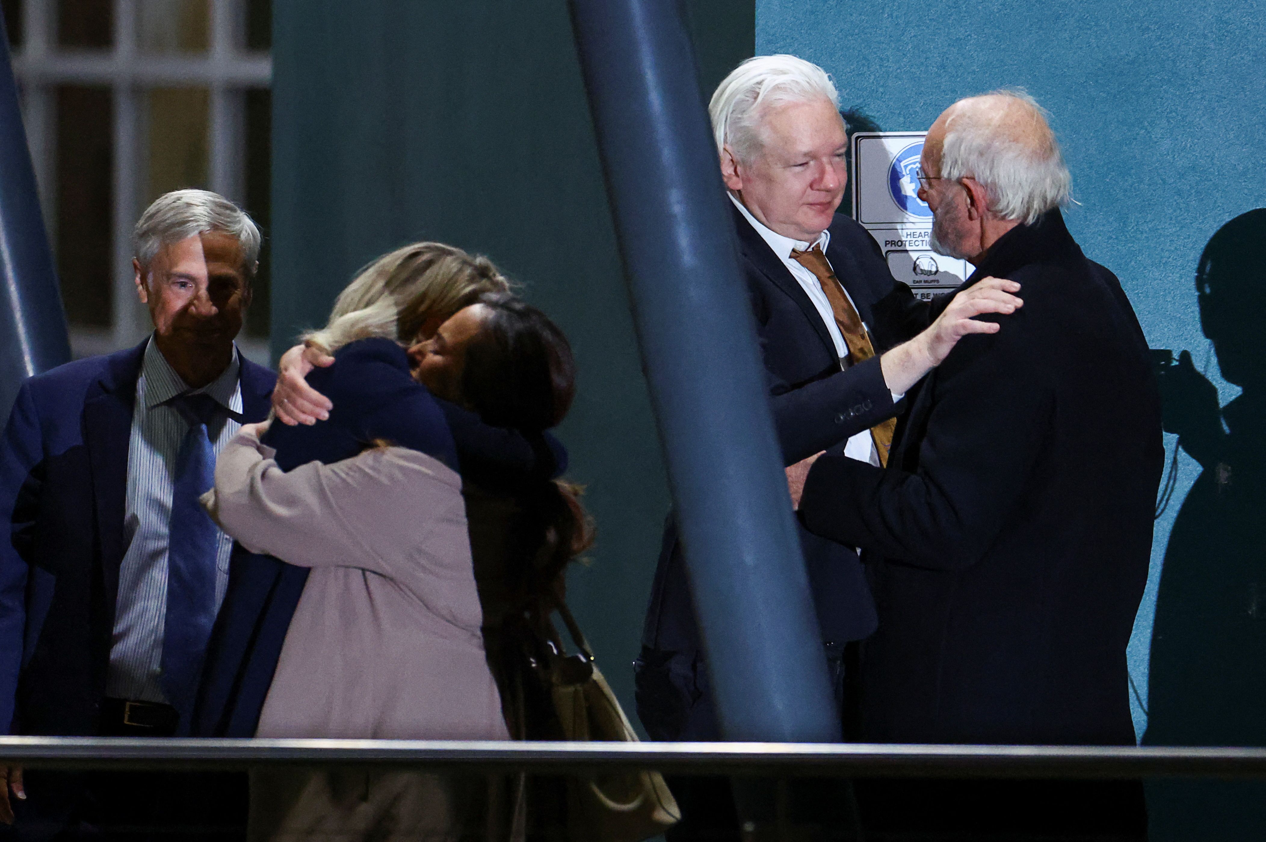 جولیان آسانژ پس از آزادی به استرالیا بازگشت