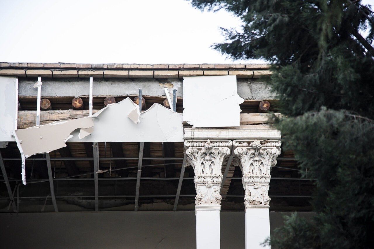 The Chehel Sotun (40 Columns), a 17th century pavilion and garden in Iran's historic city of Isfahan, was damaged in US-Israeli strikes, March 9, 2026