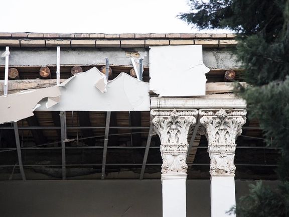 The Chehel Sotun (40 Columns), a 17th century pavilion and garden in Iran's historic city of Isfahan, was damaged in US-Israeli strikes, March 9, 2026