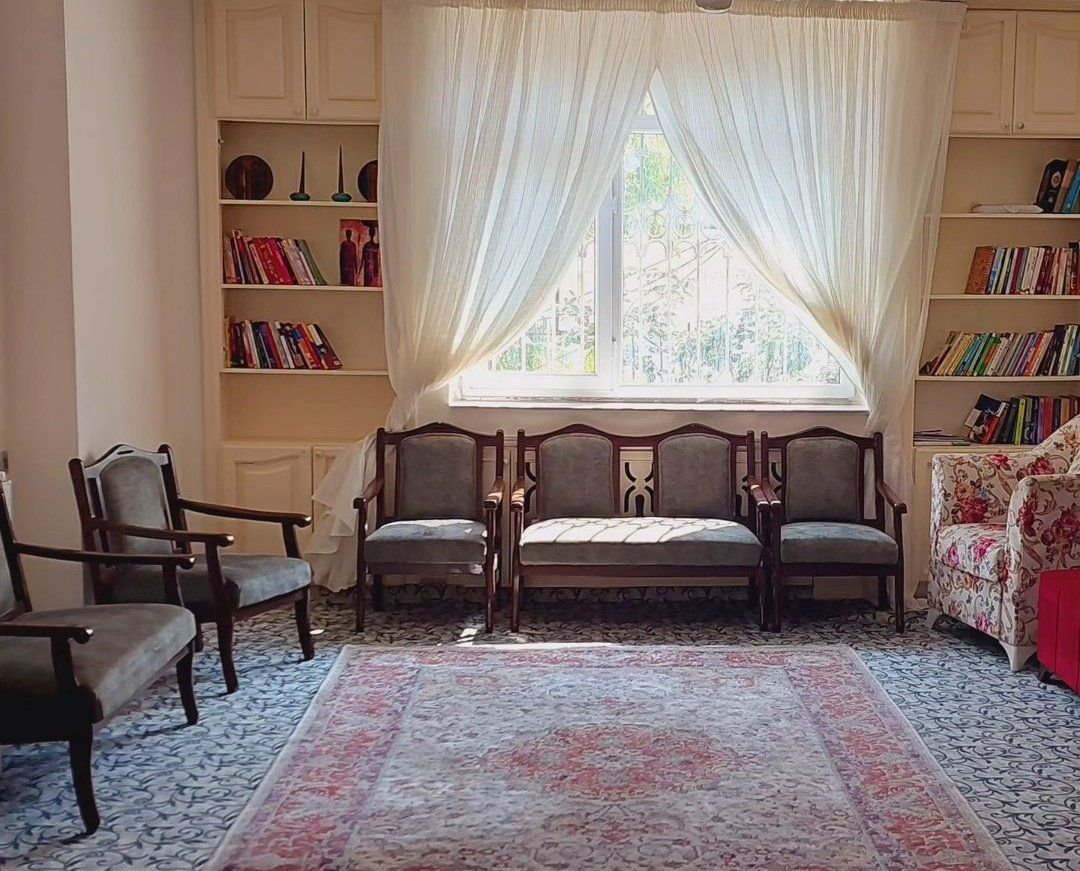 A view from the interior of the safe house