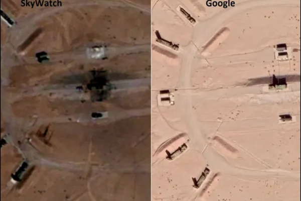 Iran’s Air Defense System Hit, New Satellite Image Shows