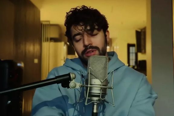 Iran protest anthem crooner takes heat for official license on debut album