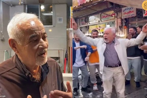 Sadegh Bagheri (aka Boughi), an online celebrity whose videos of folk songs and dance at the bazaar in the city of Rasht have gone viral