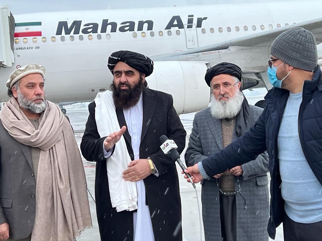 Taliban Foreign Minister Arrives In Iran For First Official Visit