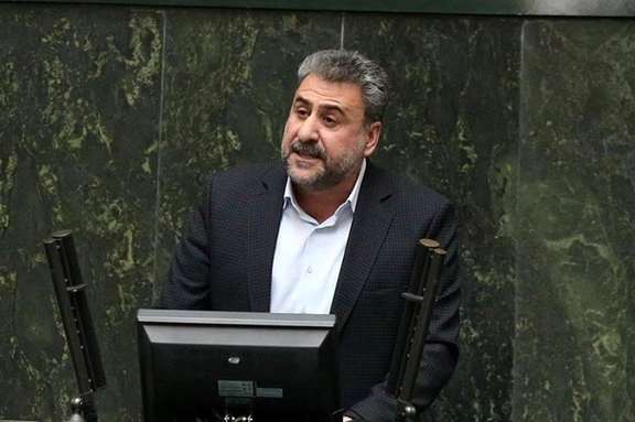 Heshmatollah Fallahatpisheh speaking in the Iranian parliament in 2018