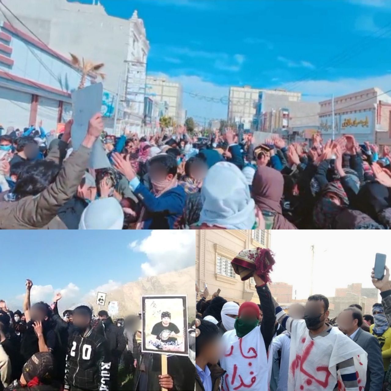 جمعه اعتراض در راسک و زاهدان و تیراندازی نیروهای حکومتی؛ تجمع معترضان در گالیکش و ایذه