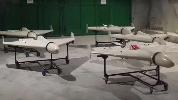 A number of Shahed-136 drones