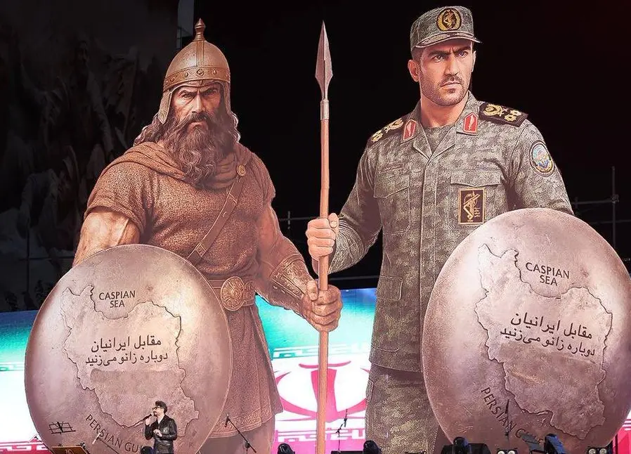 Tehran’s 'Kneel Before Iran' statue rekindles debate over nationalist turn