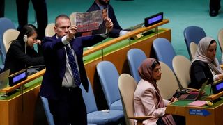 Israel Stages Lone Walkout In Raisi Speech While West Watches