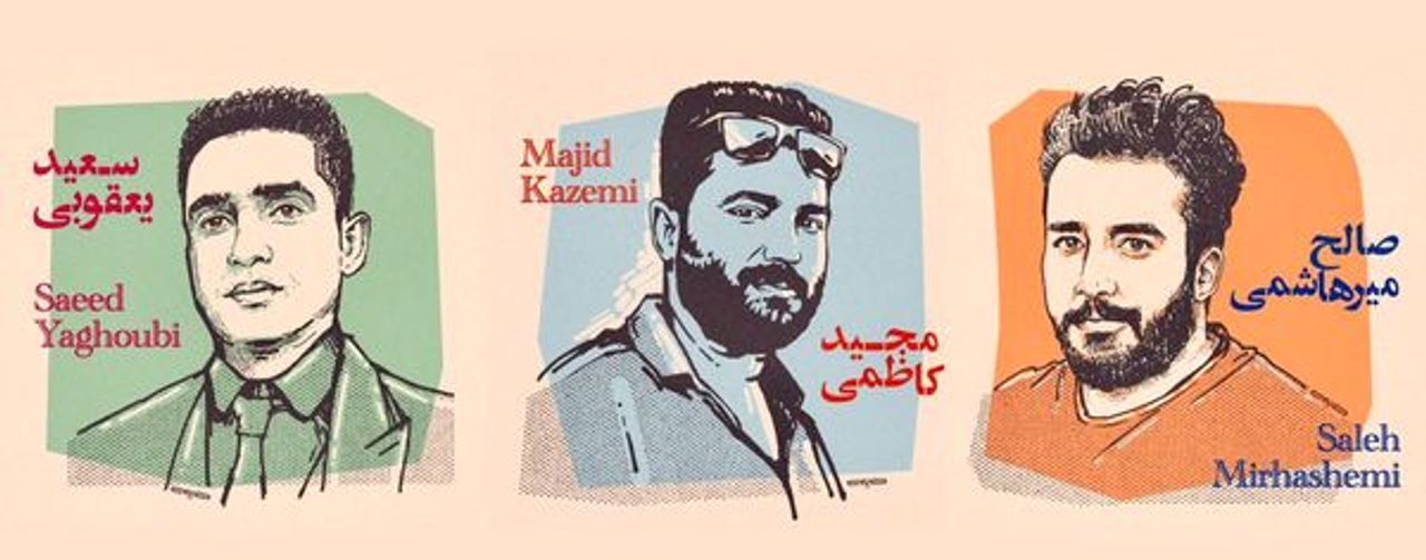 Majid Kazemi, Saeed Yaghoubi and Saleh Mirhashemi (file)