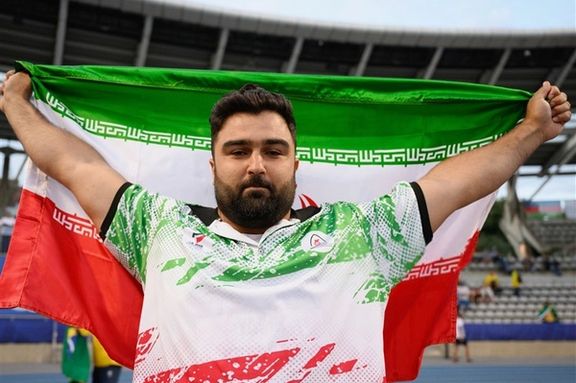 یاسین خسروی با رکوردشکنی، قهرمان پرتاب وزنه پارادوومیدانی جهان شد