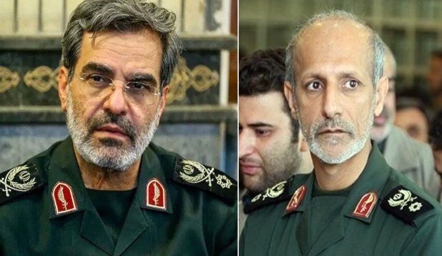 Brigadier General Gholamreza Mehrabi and Brigadier General Mehdi Rabbani 