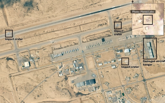 واشینگتنپست: بیش از ۲۰ موشک جمهوری اسلامی به سه پایگاه اسرائیل اصابت کردند