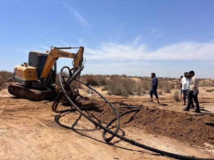 کشف شبکه زیرزمینی مخازن سوخت قاچاق در ساحل قشم