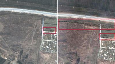 تصاویر ماهوارهای یک گور دستهجمعی جدید را در نزدیکی ماریوپل اوکراین نشان میدهد