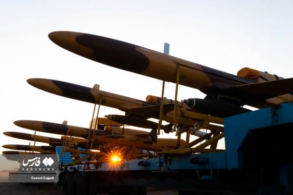 A number of Karrar drones