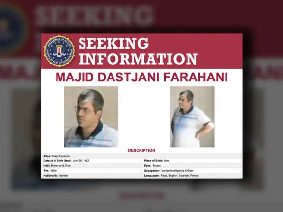 The public alert issued by FBI seeking information on Majid Dastjani Farahani, a suspected member of Iran’s Intelligence Ministry