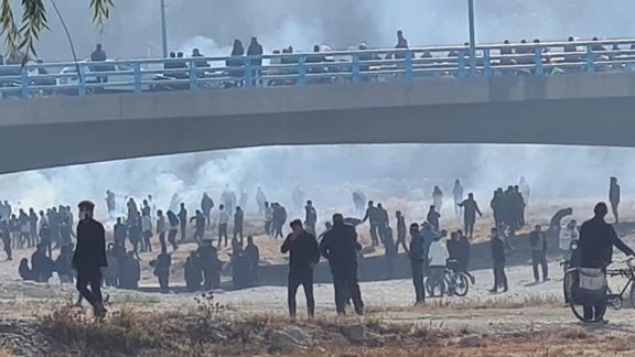 Protests In Iran's third largest city Esfahan on November 26.