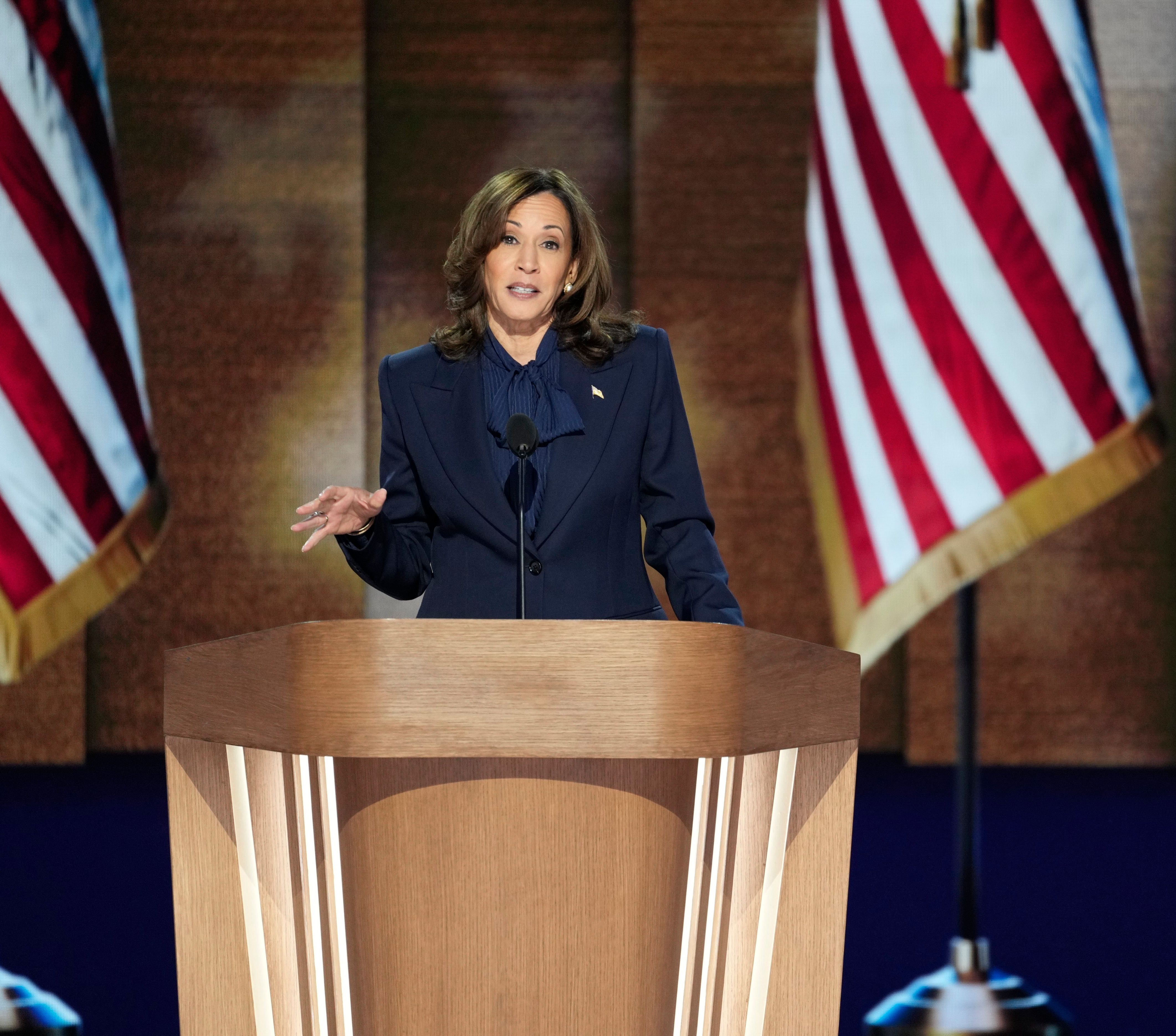 Democratic candidate Harris vows to be tough against Iran