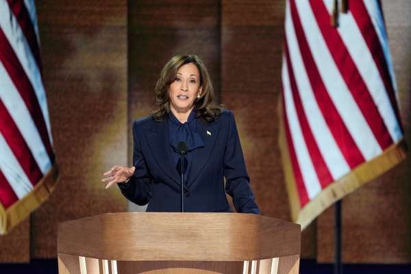 Democratic candidate Harris vows to be tough against Iran