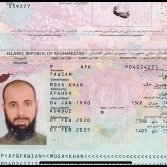 Fawzan Mosa Khan, the Afghan arrested in Azerbaijan on suspicion of planning an attack on Israel's embassy.