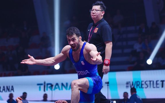 مسابقات جهانی کشتی؛ علی ارسلان، کشتیگیر ایرانی، برای صربستان برنز گرفت
