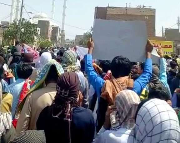 Protests in Zahedan on May 27, 2023