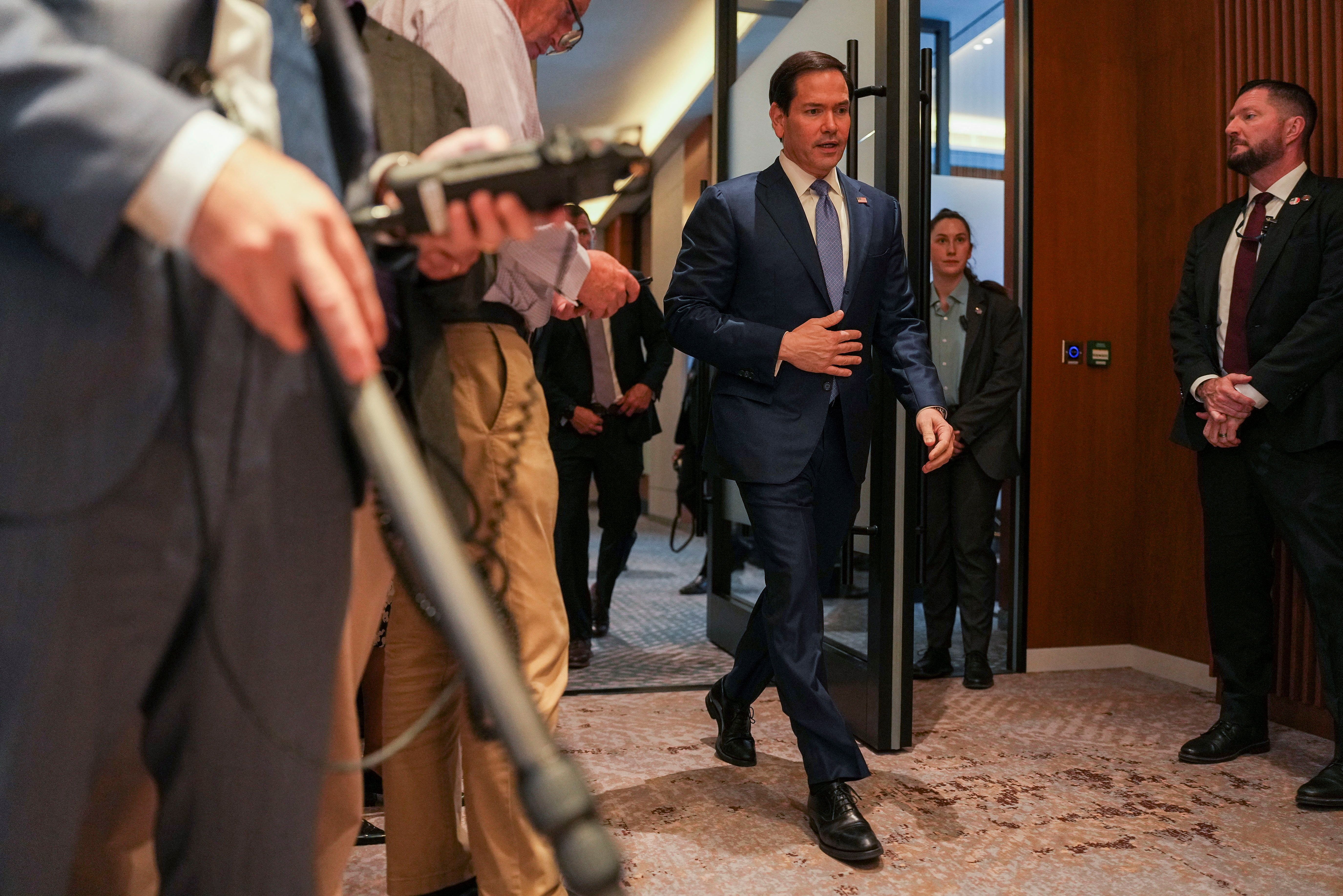 Iran’s support for proxies ‘has to be discussed’ in MoU talks, Rubio says