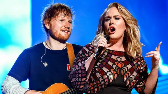 ادل و اد شیرن در صدر فهرست نامزدهای جایزه موسیقی بریت ۲۰۲۲ قرار گرفتند