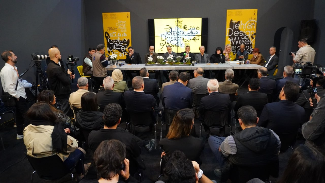 Participants without the mandatory hijab at Tehran Design Week festival