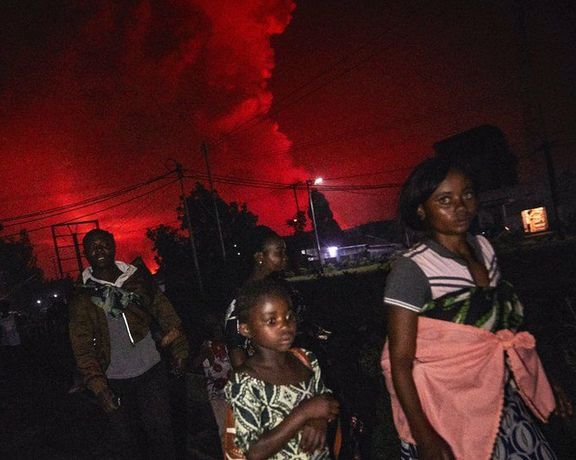 در پی فوران یک آتشفشان در نزدیکی شهر گومای کنگو، دستور تخلیه این شهر صادر شد