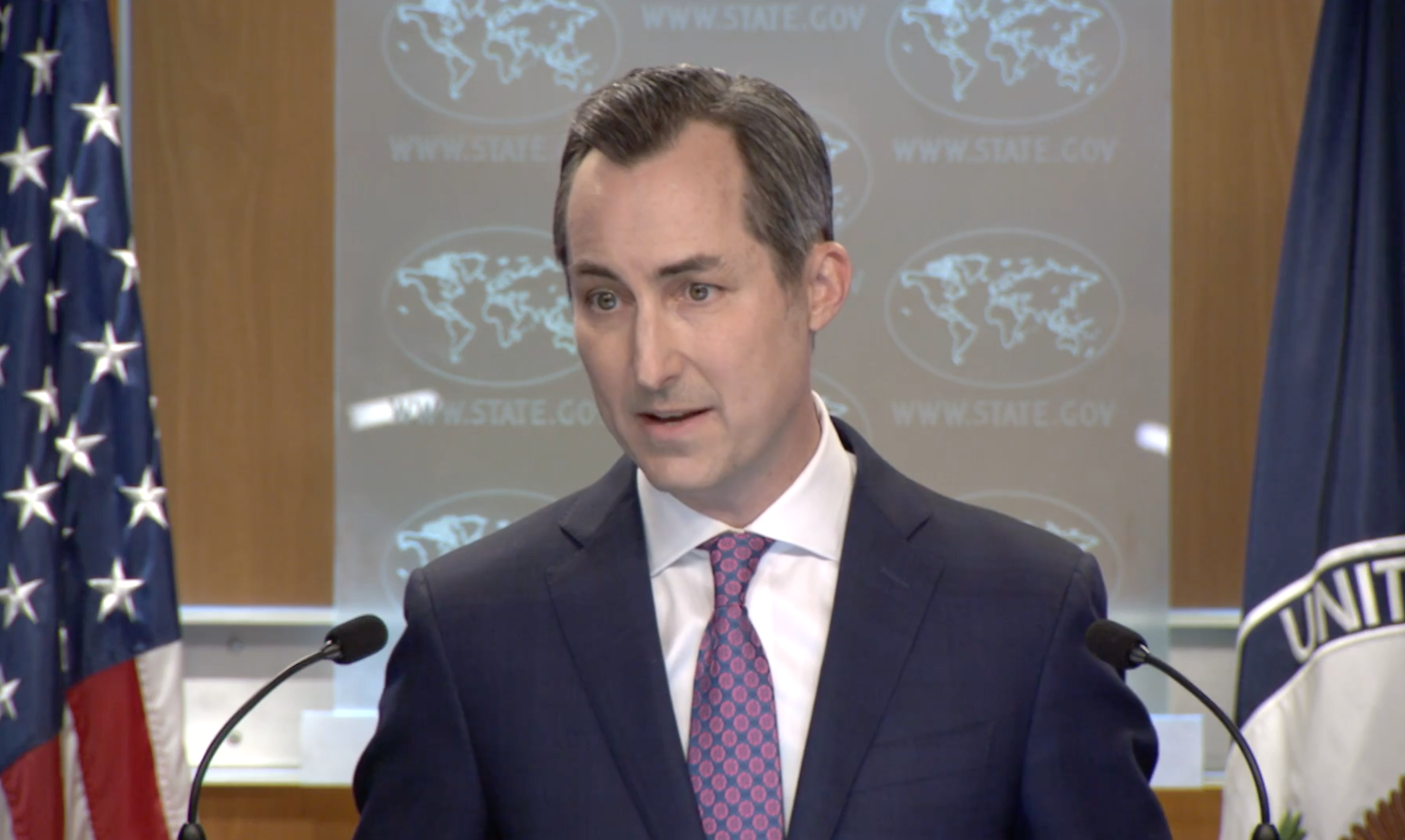 وزارت خارجه آمریکا اتهامات جمهوری‌اسلامی علیه الهه محمدی و نیلوفر حامدی را غیرواقعی خواند