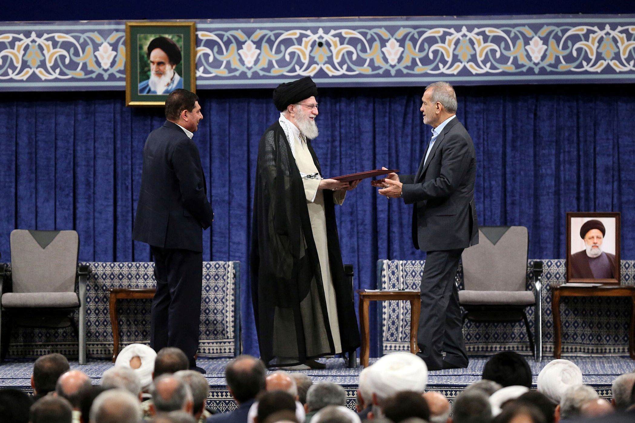 Iran's Khamenei formally approves Pezeshkian as president