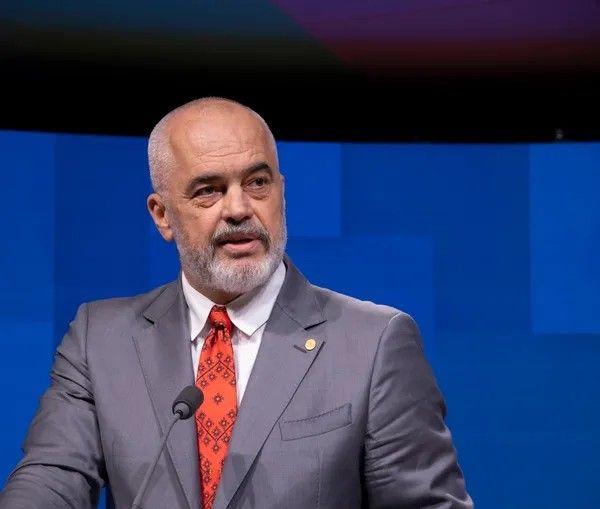 Albanian Prime Minister Edi Rama 