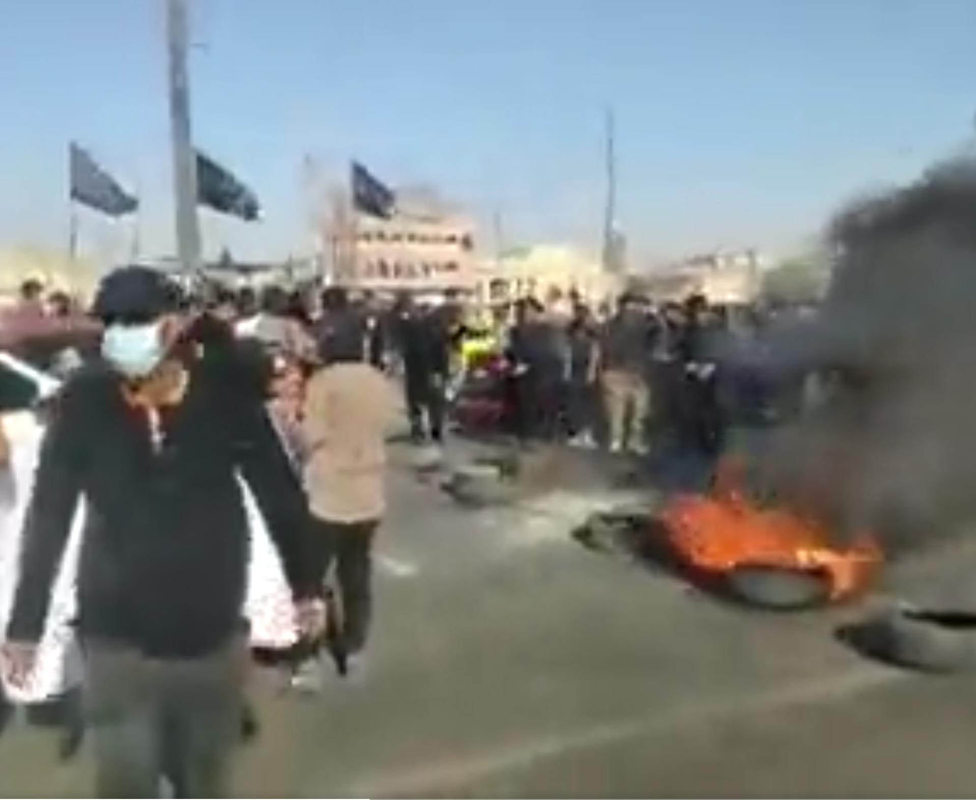 تظاهرات شبه‌نظامیان تحت حمایت ایران در عراق برای اعتراض به نتیجه انتخابات پارلمانی