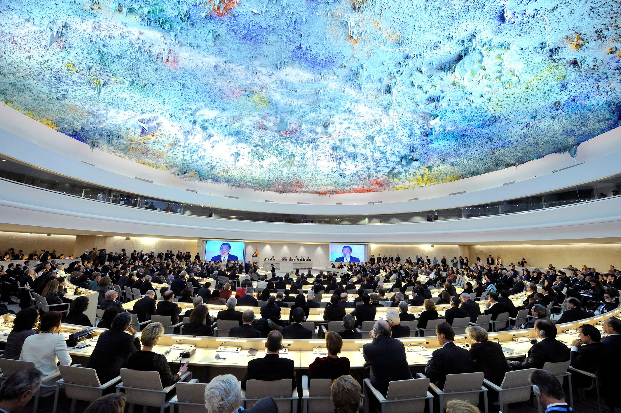 UN Human Rights Council in session (file photo) 