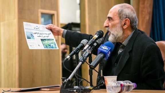 The firebrand editor of Kayhan Hossein Shariatmadari. File