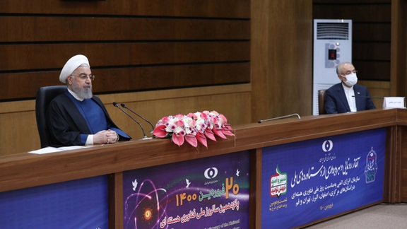 روحانی در مراسم فناوری هستهای:نگرانیهای نابجا بیش از ۱۵ سال است باعث دردسر ملت ایران شده