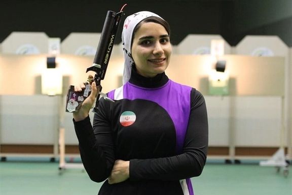 هانیه رستمیان، در جام جهانی تیراندازی در مونیخ چهارم شد