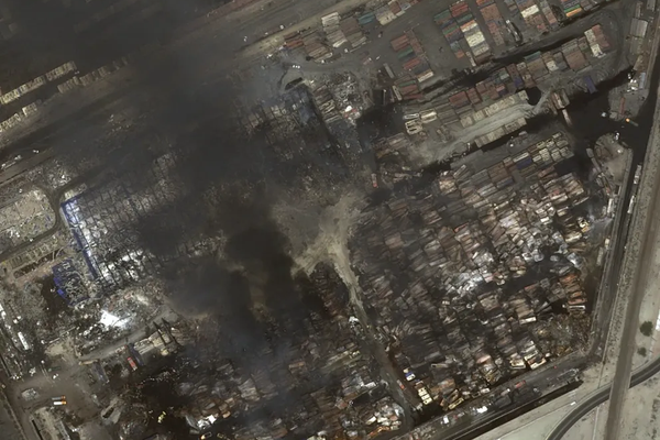 Iran port blast leaves massive crater, new satellite images show