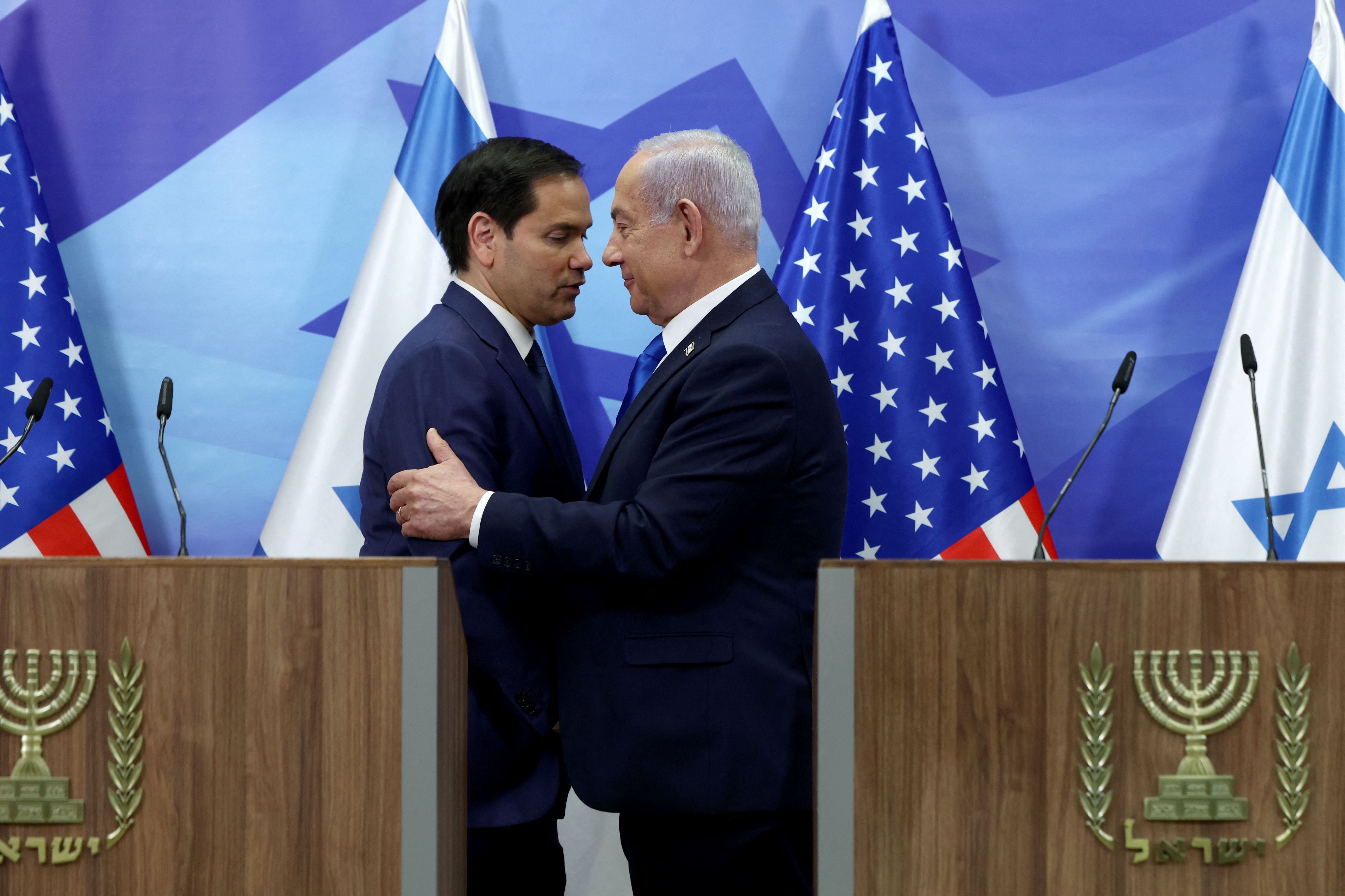 Rubio sets sights on Iran in Jerusalem visit